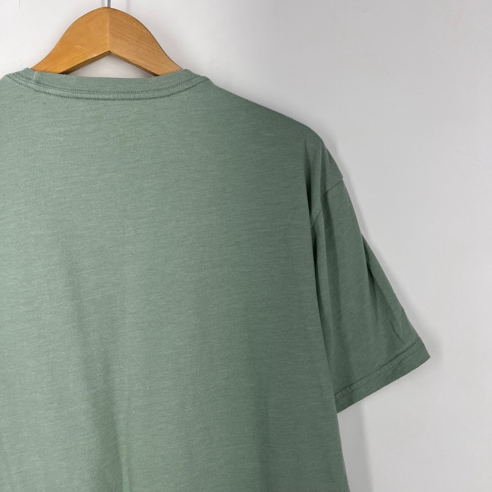 True Classic Mens XL Sage Green Heather Short Sleeve Crew Neck Athletic Fit Tee - Picture 6 of 14
